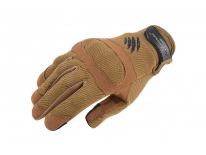 Taktické rukavice s chrániči hnědé Armored Claw® Shield Flex™ Tan