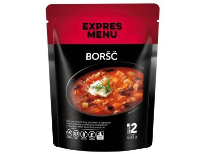 Polévka Boršč (2 porce 600g) EXPRES MENU