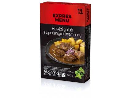 Hovězí guláš s bramborem KM (1 porce 500g) EXPRES MENU