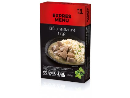 Krůta na slanině s rýží KM (1 porce 500g) EXPRES MENU