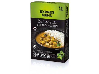 Žluté kari s tofu a jasminovou rýží KM (1 porce 500g) EXPRES MENU
