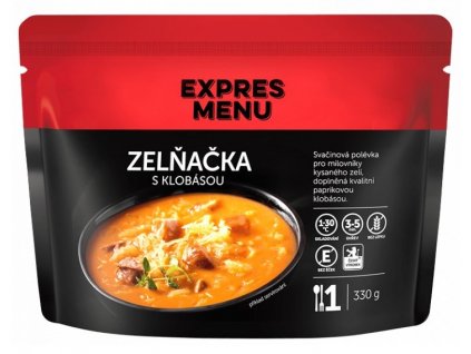 Zelňačka s klobásou (1 porce 330g) EXPRES MENU