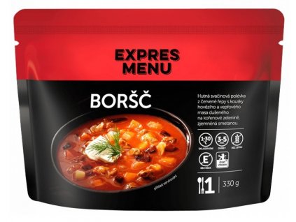 Polévka Boršč (1 porce 330g) EXPRES MENU