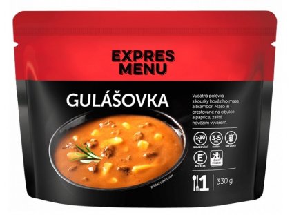 Gulášovka svačinová polévka (1 porce 330g) EXPRES MENU