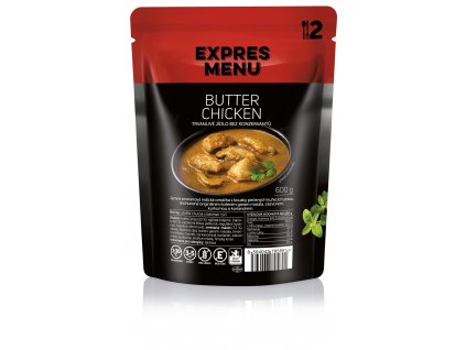 Butter chicken Máslové kuře (2 porce 600g) EXPRES MENU