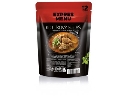 Kotlíkový guláš (2 porce 600g) EXPRES MENU