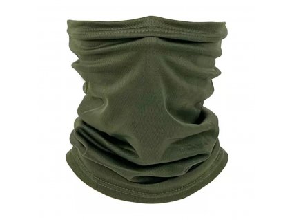 Nákrčník multifunkční šátek na krk Neck Scarf CMG® Olive Green