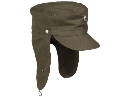 Čepice polní ušanka s kokardou NVA originál