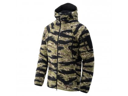 Bunda s kapucí Patriot Jacket Mk 2 Hybrid Fleece Tiger Stripe Helikon-Tex® BL-PJ2-FH-62