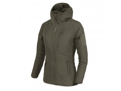 Bunda dámská WOMENS WOLFHOUND Hoodie Jacket Climashield® Helikon-Tex® Taiga Green