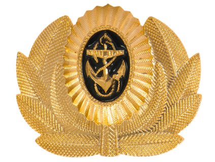 Odznak Rusko námořní s kotvou a okružím na čepici