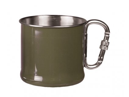 Hrnek nerez s karabinou 500ml zelený Mil-Tec® Olive Drab