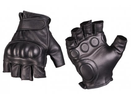 Rukavice bezprsté kožené protiúderové Tactical Finderless Gloves Mil-Tec®