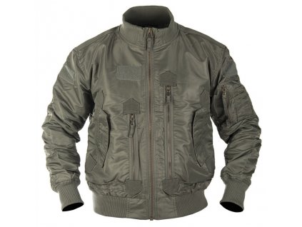 Bunda pilotní zelená US Tactical Flight Jacket Mil-Tec® Olive Drab