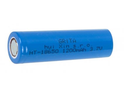 Akumulátor (nabíjecí baterie)18650 1200mAh 3,7 V (Li-Ion)