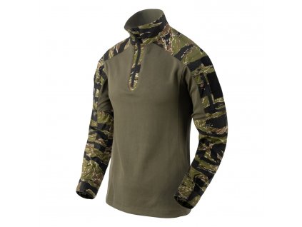 Taktická košile bojové triko MCDU Combat Shirt® Tiger Stripe Helikon-Tex® BL-MCD-SP-6202A