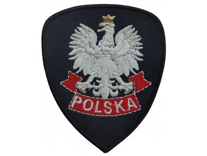 Nášivka orel emblém černý Wojsko Polskie WP Polsko originál