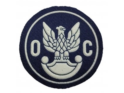 Nášivka civilní obrany orel OC Obrona Cywilna Polsko originál