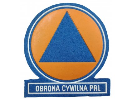 Nášivka Obrona Cywilna PRL znak Civilní obrany Polské lidové republiky originál