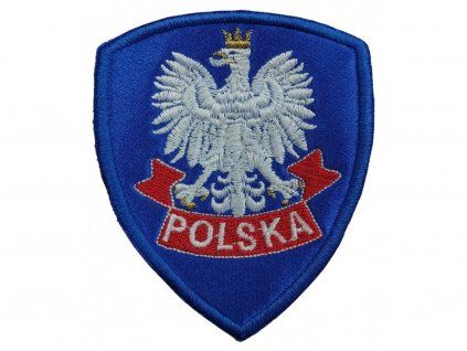 Nášivka orel emblém modrý WP Polsko