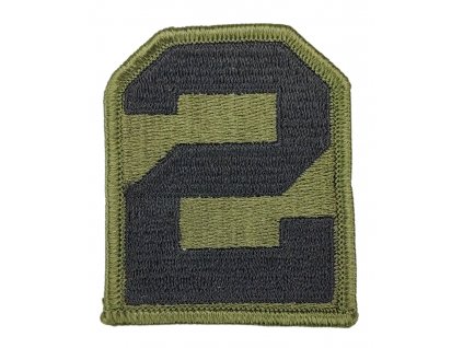 Nášivka vyšívaná Druhá armáda 2th Second Army US originál