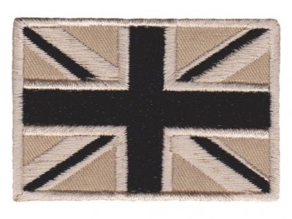 Nášivka vlajka britská Velká Británie C-10sz desert velcro