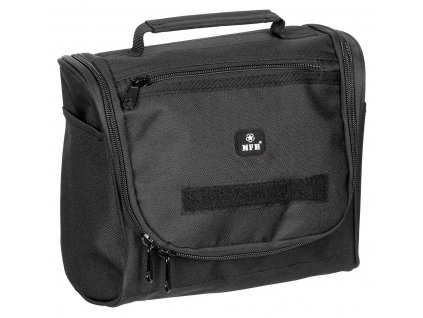 Toaletní taška na osobní hygienu cestovní černá Black Washbag MFH® Adventure 30482A