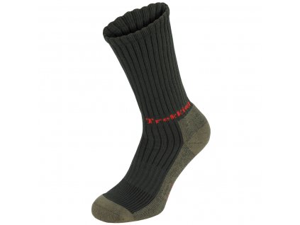 Ponožky trekingové Lusen s froté podrážkou zelené FoX® Outdoor 13313B
