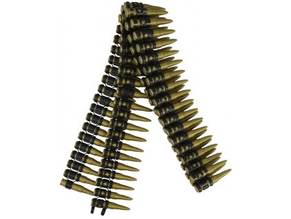 Dětský nábojový pás ke kulometu plastový Plastic bullet belt Kombat® Kids