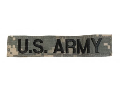 Nášivka hodnost U.S. ARMY  ACU AT-DIGITAL Velcro originál