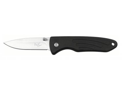 Nůž kapesní zavírací s pogumovanou rukojetí černý TPR Jack Knife Black FoX® Outdoor 45751A