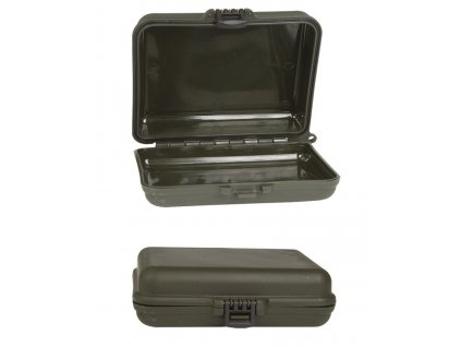Krabička vodotěsná zelená plast 120x100x35 mm OD Utility Box Mil-Tec® 16028100