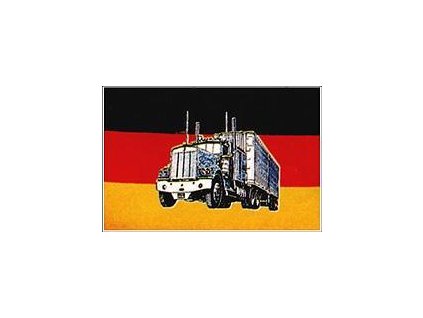 Vlajka 90x150cm Německo kamion č.83