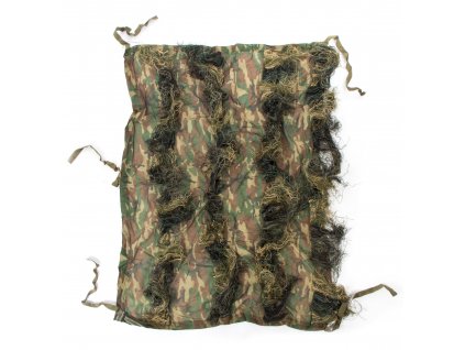 Deka maskovací přikrývka kamuflážní síťovina Ghillie Blanket 1.4 MMB® Woodland (140 x 100 cm)