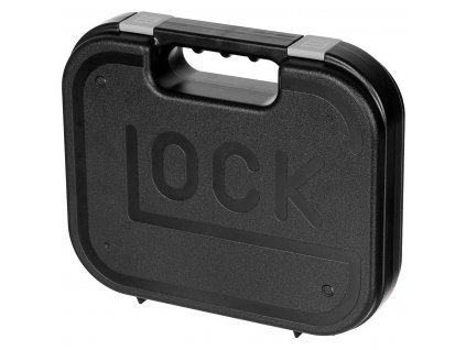 Kufřík polstrovaný na ruční zbraň (pistoli, revolver) plastový box černý Glock® zánovní