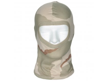 Kukla letní 1 otvor bavlněná Balaclava 1 Hole US Desert 3 Colour MFH® 10902Z