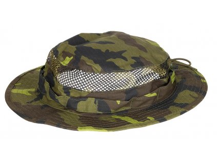 Klobouk síťovaný vz.95 AČR Jungle Bush Hat Mesh Boonie M95 CZ Camo RipStop MFH® 10720J