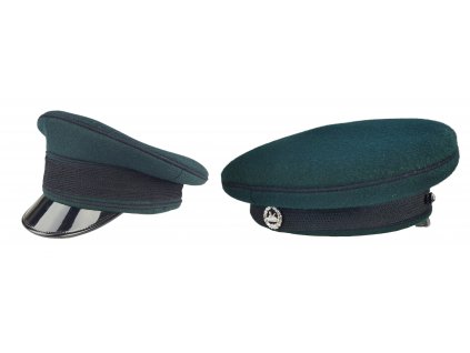 Čepice brigadýrka Rifle Green pěchotní pluk střelců The Rifles and The Royal Yeomanry Velká Británie originál
