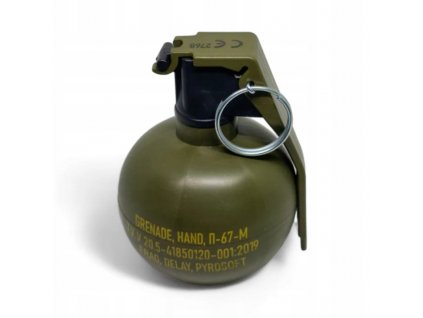 Granát airsoftový ruční P-67-M NATO zelený Pyrosoft™