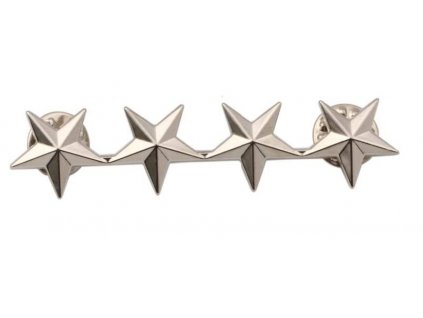 Odznak U.S. Army hodnost General stříbrný