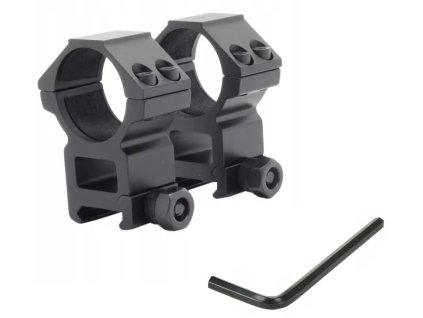 Montáž pro optiku dvoudílná vysoká na lištu 22mm Kandar