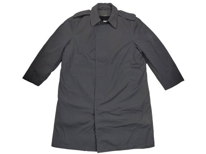 Trenčkot nepromokavý plášť s česanou vložkou černý Coat All Weather US originál