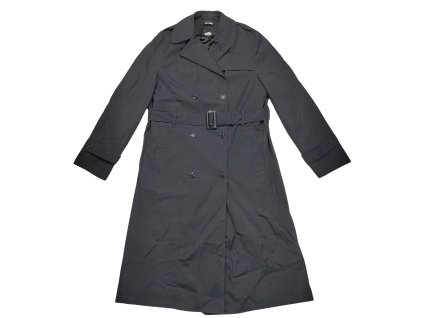 Trenčkot dámský dvouřadý nepromokavý plášť s vložkou černý Coat All Weather US originál