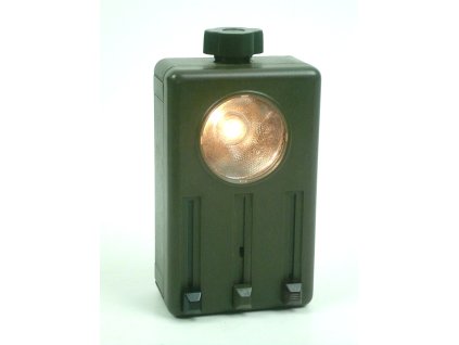 Baterka tříbarevná svítilna zelená Švédsko použitá