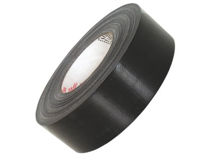Lepící páska Duct Tape voděodolná 55m x 48mm US černá Black originál