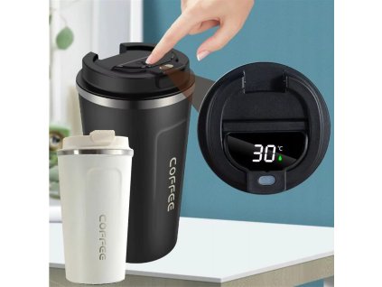 Hrnek nerezový s ukazatelem teploty 500ml Digital Thermo Mug