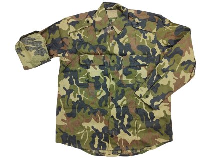 Košile bojová M-1990 tmavá kamufláž Leaf Camo Rumunsko originál