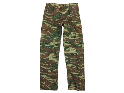 Kalhoty letní bojové BDU M-71 RipStop Lizard Camo Řecko originál zánovní
