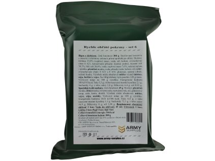 Balíček "Rychlé jídlo č. 6" (Polský bigos s klobásou) MRE ARPOL® Quick Warm Meal