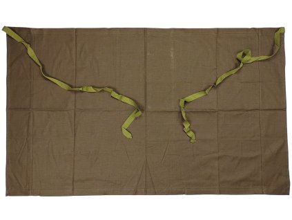 Vojenská zástěra do pasu kuchařská hnědá ČSLA originál